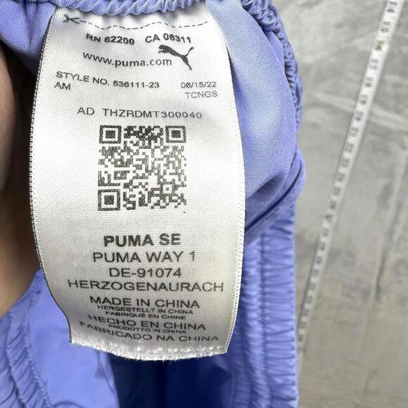 Puma Fandolympique Marseille 7 Woven Shorts Blue L Men’s Streetwear Athletic - Picture 7 of 12